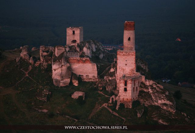 Średniowieczny zamek w Olsztynie